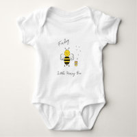 Cute Bee Baby-grow/Bodysuit  Baby Bodysuit Custom 