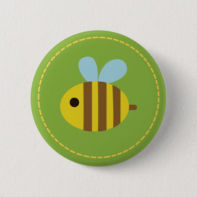 Cute Bee button (Front)