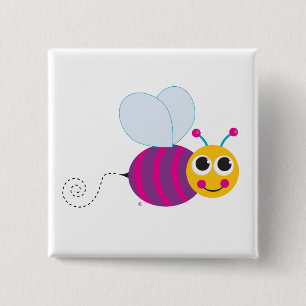 Cute Bee Button