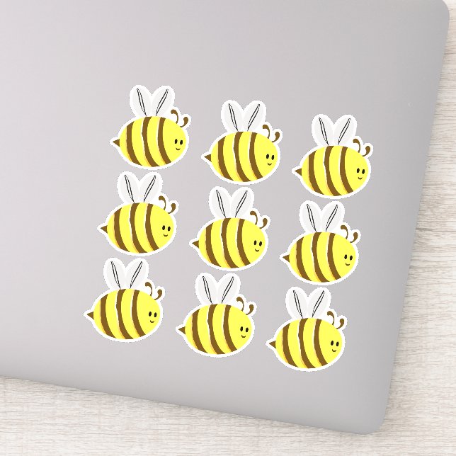 Cute bee cartoon style multi pack (Detail)