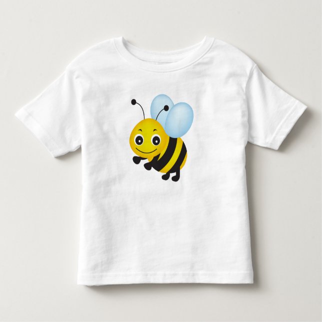 Cute bee design toddler T-Shirt (Front)