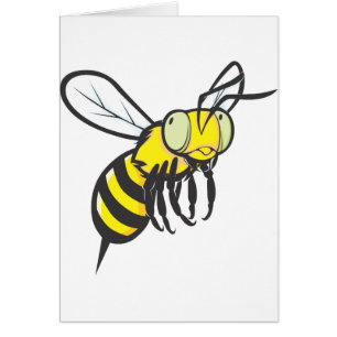 Cute Bee Flying Insect
