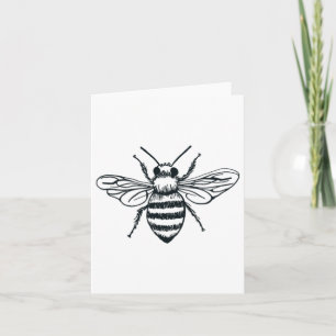 Cute Bee For Men Women Girl Boy Graphic Animal Bee Card