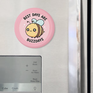 Cute Bee Fridge Magnet – Kawaii Bumblebee Decor
