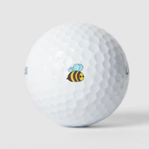 Cute bee golf balls