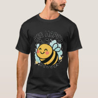Cute Bee Happy Cartoon