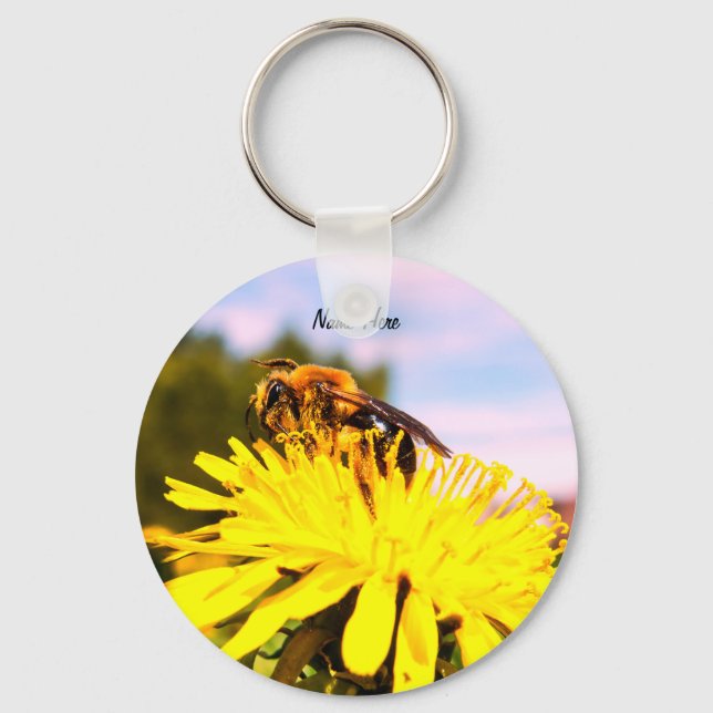 Cute Bee Key Ring (Front)