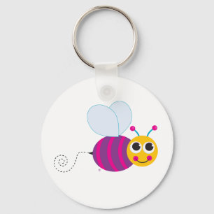 Cute Bee Keychain