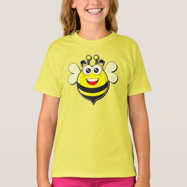 cute bee kid t-shirt (Front)