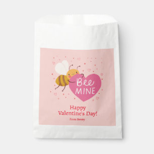 Cute Bee Kids Classroom Valentine Favour Bags