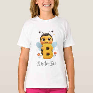 Cute Bee Kids T-Shirt   B is for Bee Alphabet Shir
