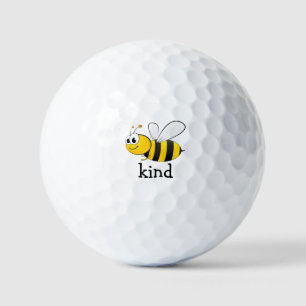 Cute Bee Kind Golf Balls