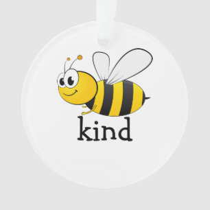 Cute Bee Kind Ornament