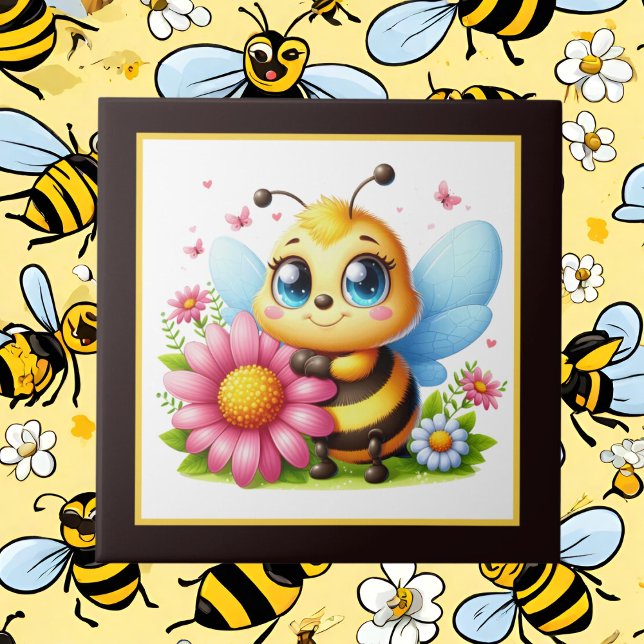 Cute bee lovers insect tile (Creator Uploaded)