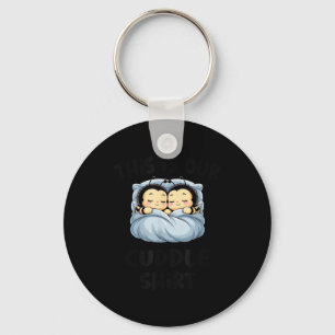 Cute Bee Lovers This Is Our Cuddle Key Ring