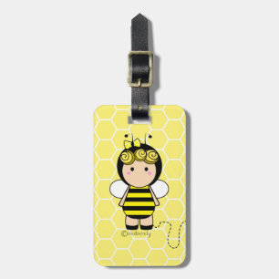 Cute Bee Luggage Tag