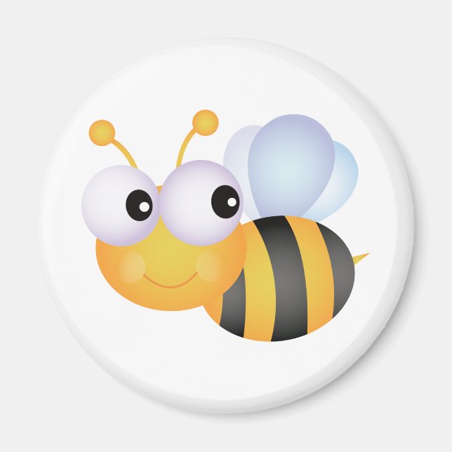 Cute Bee Magnet (Front)