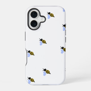 Cute Bee Pattern iPhone Case – Minimalist & Fun De