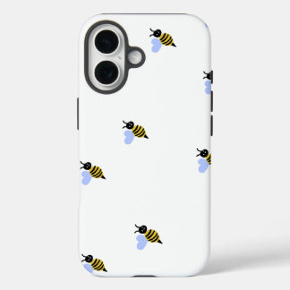 Cute Bee Pattern iPhone Case – Minimalist & Fun De