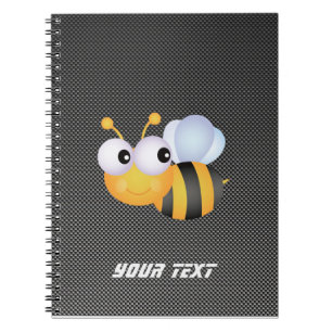 Cute Bee; Sleek Spiral Notebook