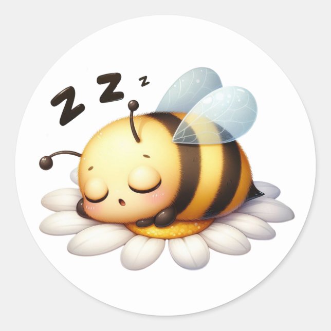Cute Bee Stickers (Front)