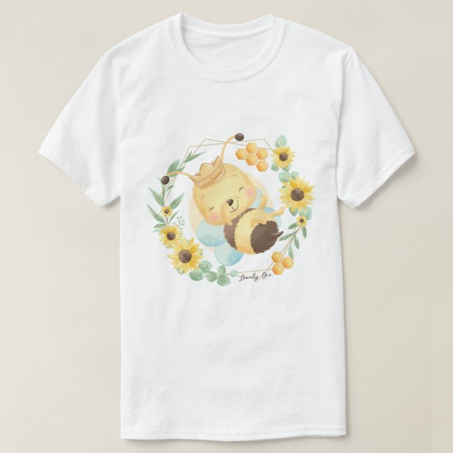 Cute Bee T-Shirt (Design Front)