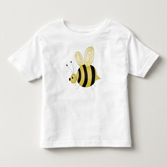 Cute Bee Toddler T-Shirt (Front)