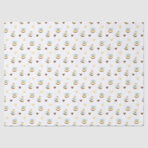 Cute Bees & Hearts Gift Wrapping Paper