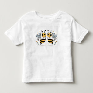 Cute Bees Illustration for Kids Toddler T-Shirt