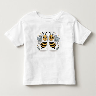 Cute Bees Illustration for Kids Toddler T-Shirt