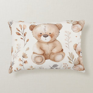 Cute Beige Baby Bear Decorative Cushion