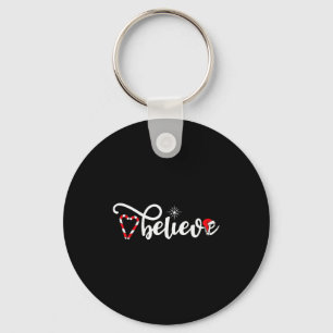 Cute Believe Christmas  Key Ring