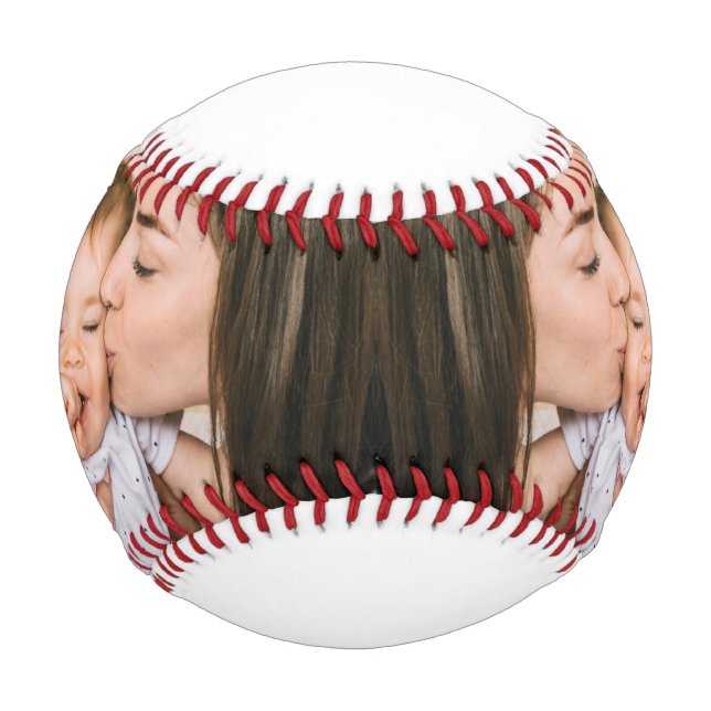Cute Beloved Mamma Mum Mothers Day Photo Collage Baseball (Front)