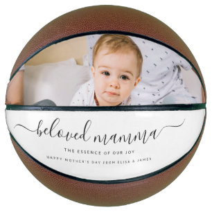 Cute Beloved Mamma Mum Mothers Day Photo Collage Basketball