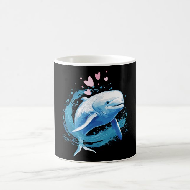 Cute Beluga Whale Gift Mug (Center)