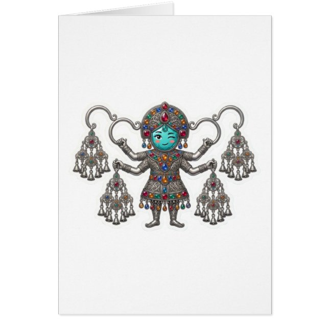Cute Berber Amazigh Fibula Khalla Kawaii Sticker (Front)