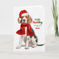 Cute Bernie Dog Funny Fleas Navidog with Name
