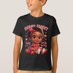 Cute Berry Sweet Baby On The Way Cute Pregnancy Co T-Shirt