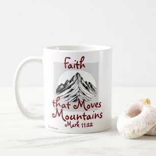 Cute BERRY With GREY FAITH Coffee Mug