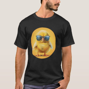 Cute bespectacled Poultry Costume for Chicken Summ T-Shirt