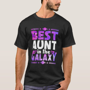 Cute Best Aunt In The Awesome Galaxy Mother's Day T-Shirt