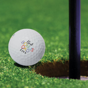 Cute Best Bonus Dad Ever Golf Balls