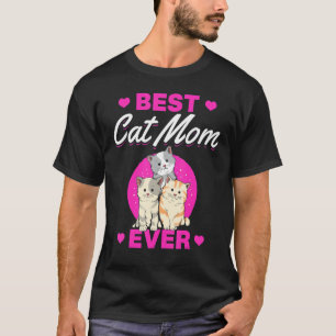 Cute Best Cat Mum Mother's Day Cat  Best Cat Mum E T-Shirt