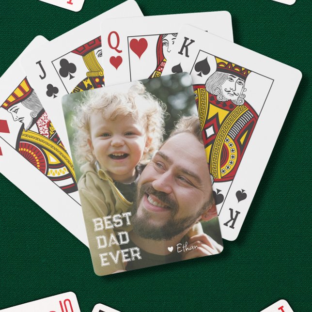 Cute Best Dad Ever Playing Cards (Cute Best Dad Ever Playing Cards
)