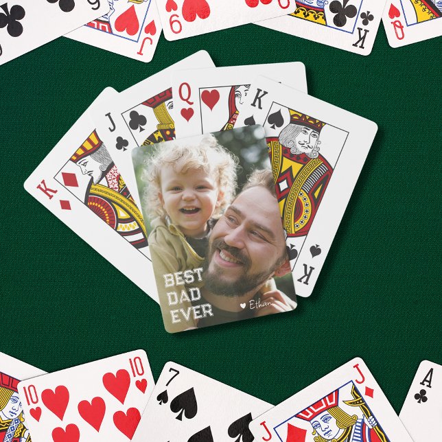 Cute Best Dad Ever Playing Cards (Cute Best Dad Ever Playing Cards
)