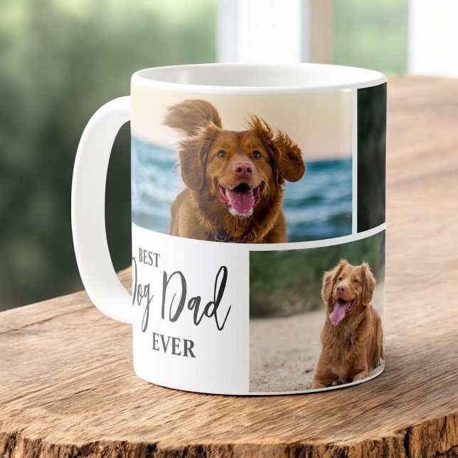 Cute Best Dog Ever Customised Pet Photo Coffee Mug (Creator Uploaded)