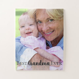 Cute Best Grandma Mamaw Nana Ever Photo Jigsaw Puzzle