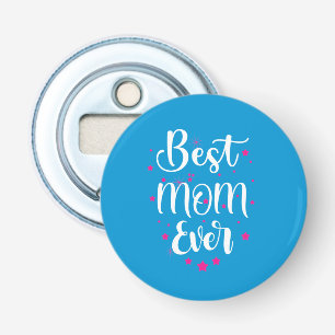 Cute Best Mum Text And Little Stars Bottle Opener