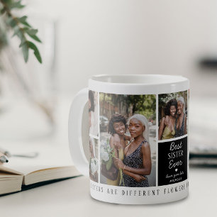 Cute Best 'Sister' Ever 7 Photo Collage  Coffee Mug