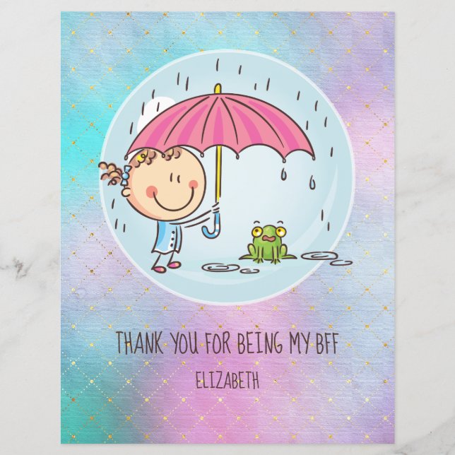 Cute BFF Besties Kawaii Gifts for Girls Friends (Front)